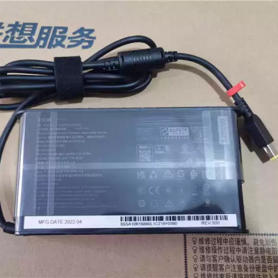 By Lenovo Legion Y720-15IKB AC power adapter 230W Square Yellow Slim Tip NEW at pcspare.com — Global Laptop Parts Center
