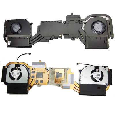 Clevo V370 XMG APEX 17 MAX M24 Dissipatore di calore con la ventilazione originale