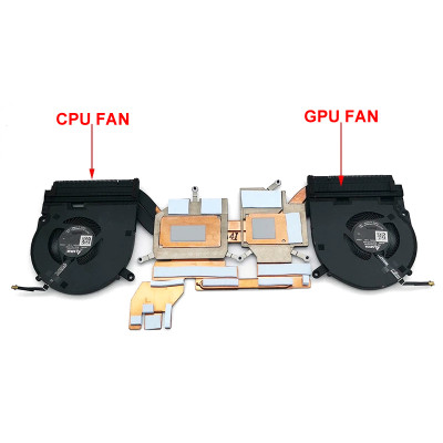 By Dell XPS 14 9440 AT8YR006DC0 0256J1 256J1 Процессор GPU Fan Радиатор оригинал at pcspare.com — Global Laptop Parts Center