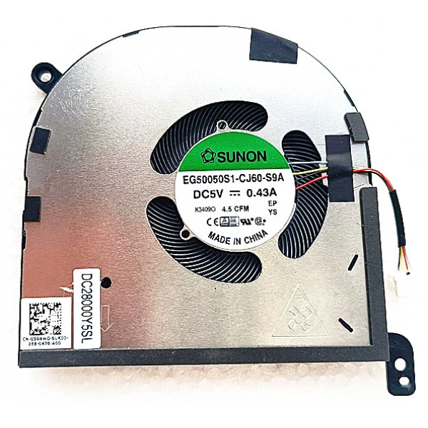 By Dell XPS 15 9520 Precision 5570 CPU Fan original 0594WG at pcspare.com — Global Laptop Parts Center