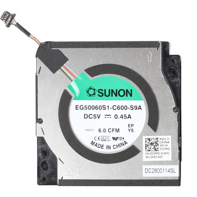 By Dell Precision 5470 5480 5490 P154G GPU Ventilateur original 05CPMD at pcspare.com — Global Laptop Parts Center