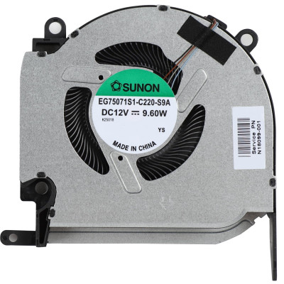 HP OMEN 16-K 16-N Pro TPN-Q280 TPN-Q281 RTX3060 RTX3070 12V CPU Ventilateur original