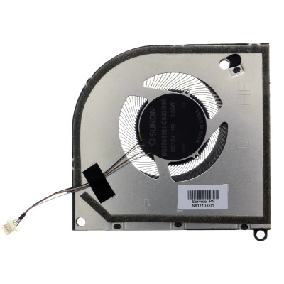 By HP OMEN Transcend 14‑FB TPN‑Q297 Fan original 12V N91710‑001 at pcspare.com — Global Laptop Parts Center