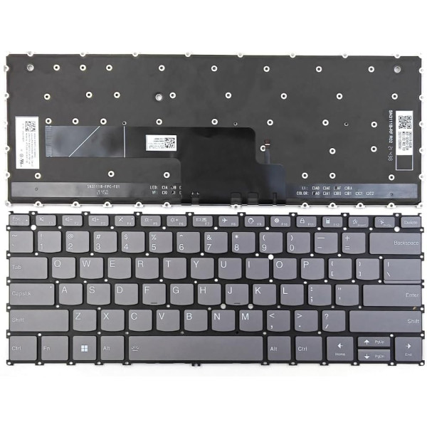 By Lenovo ThinkBook 13x G2 IAP gris rétroéclairé clavier américain at pcspare.com — Global Laptop Parts Center