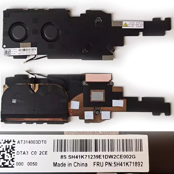 By Lenovo Thinkpad Z13 5H41K71892 dissipador de calor Ventilador original at pcspare.com — Global Laptop Parts Center