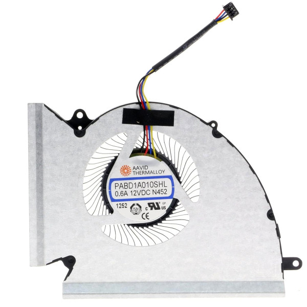 By MSI Alpha 17 A4DE A4DEK MS-17EK GPU Fan original PABD1A010SHL-N452 at pcspare.com — Global Laptop Parts Center