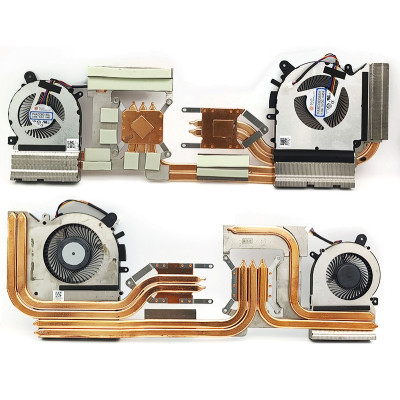 MSI Bravo 15 B5DD GPU CPU MS-158K Dissipador de calor original do ventilador
