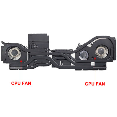 By MSI MS-16V4 MS-16V5 CPU GPU Dissipatore di calore originale at pcspare.com — Global Laptop Parts Center