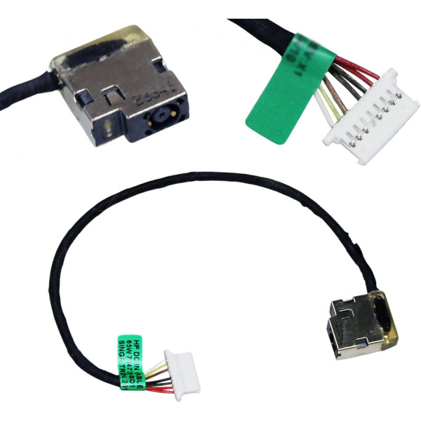 By HP 250 G6 255 G6 256 G6 15Q 15G 14-AB 15T-AB 806746-001 799749-F17 L87959-001 810326-010 DC JACK DW820 at pcspare.com — Global Laptop Parts Center