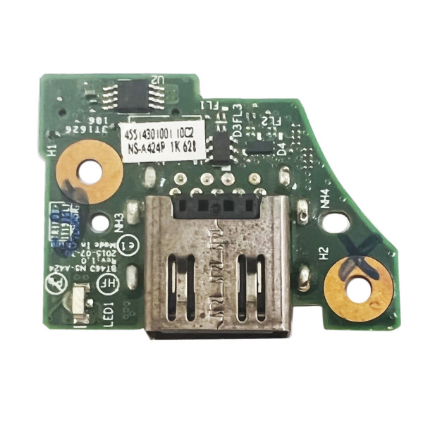 By Lenovo ThinkPad T460s 20F9 20FA 00JT982 NS-A424 NS-A424P USB port board at pcspare.com — Global Laptop Parts Center