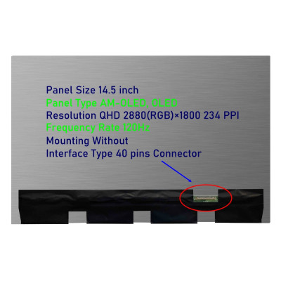by Asus ZenBook 14X UX3404 UX3404VA UX3404VC LCD screen display panel non-touch OLED on pcspare.com - Global Laptop Parts Center