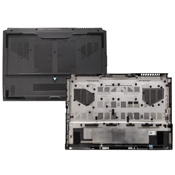 By ASUS TUF Gaming F16 FX617 FA607 FX607 bottom case D cover black green 56W at pcspare.com — Global Laptop Parts Center