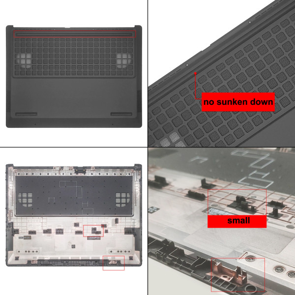 By HP OMEN MAX 2025 TPN-I143 16-AH нижний корпус D покрывает черную версию B at pcspare.com — Global Laptop Parts Center