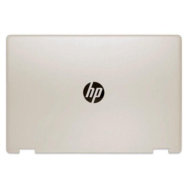 By HP Pavilion X360 15-DQ TPN-W140 LCD Rear Top Lid Back Cover gold A Case L53036-001 at pcspare.com — Global Laptop Parts Center