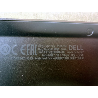 By Dell Latitude 7275, XPS 9250, K18A, Backlit Dock Keyboard German DE keyboard palmrest, 0H4D56 at pcspare.com — Global Laptop Parts Center