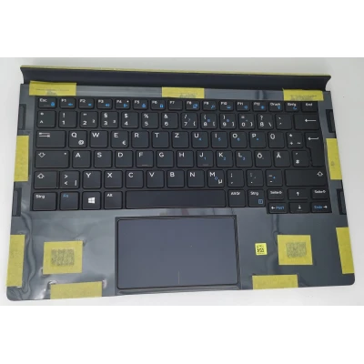 Dell Latitude 7275, XPS 9250, K18A, Backlit Dock Keyboard Duits DE toetsenbord handsteun, 0H4D56