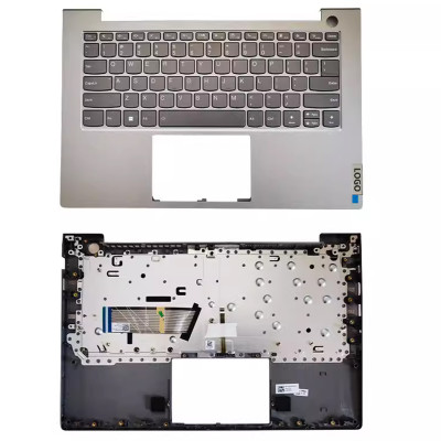 Lenovo K4E-ITL 6 14ITL 2021 2020 copertina della custodia della custodia C caso grigio retroilluminato US tastiera