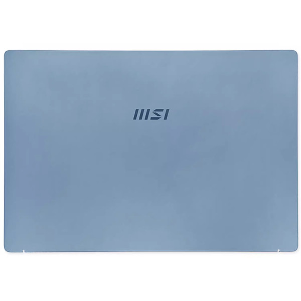By MSI Modern 14 MS-14D1 MS-14D2 M14 LCD Rear Top Lid Back Cover blue msi logo at pcspare.com — Global Laptop Parts Center