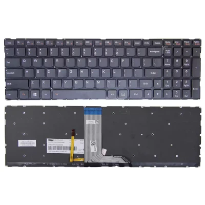 Lenovo IdeaPad yoga 500-15ISK 500-15IBD 500-15IHW US tastatūra ar apgaismojumu