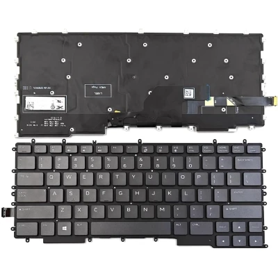 Dell G7 7500 0YFK2V 0P73J8 μαύρο οπισθοφωτισμένο πληκτρολόγιο ΗΠΑ πρωτότυπο