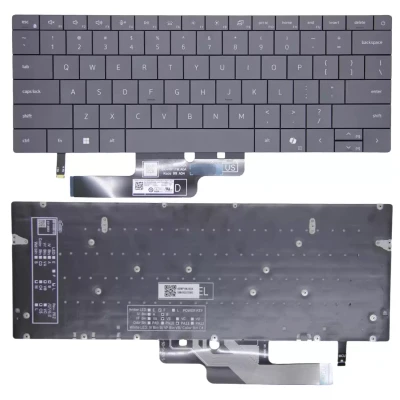 DELL XPS 14 / XPS 16 / 9440 9450 2026 szürke háttérvilágítással US billentyűzet AI