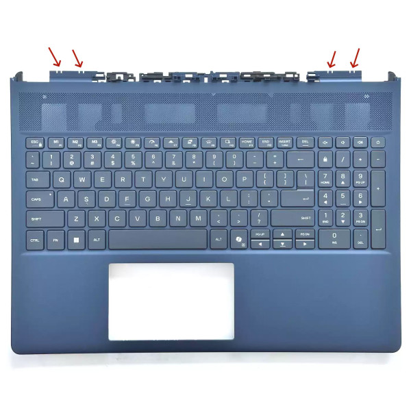By Dell Alienware 16 16X Aurora AC16250 AC16251 RGB backlit US keyboard palmrest 0F0TF1 at pcspare.com — Global Laptop Parts Center