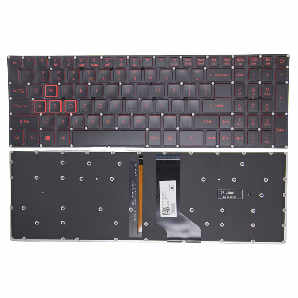 By Acer AN515-51 AN515-52 AN515-53 AN515-41 AN515-42 N16C7 N17C1 N16W3 VX5 591 28pin red backlit US keyboard at pcspare.com — Global Laptop Parts Center