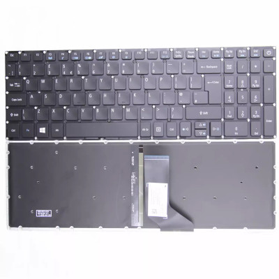 Acer EX2520G 2511G K50-10 N17C4 VN7-792 A615 A515-51 backlit UK keyboard