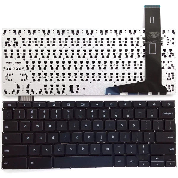 By Asus Chromebook C201, C201P, C201PA, C202, C202S, C202SA, C202SA-YS01, US klávesnice černá at pcspare.com — Global Laptop Parts Center