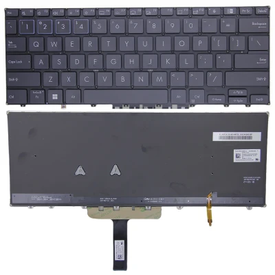 Asus ExpertBook B5, B5402, B5402F, B5402C, deep gray backlit US keyboard