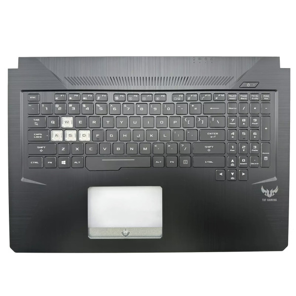 By Asus FX705, FX705D, FX705DD, FX705DU, FX705DT, FX705DY, backlit US keyboard palmrest Dual Air outlet at pcspare.com — Global Laptop Parts Center