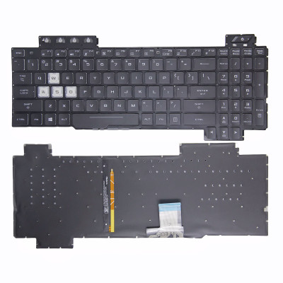 by Asus FX80, FZ80, ZX80, GL703G, FX86, FX80S, FX504, FX505, FX95, FX705, black backlit US keyboard on pcspare.com - Global Laptop Parts Center