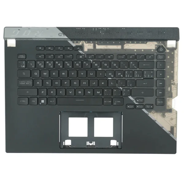 By Asus G533ZX G533ZX-2S RGB geri döndü Kanadalı Fransız CF klavye palmrest at pcspare.com — Global Laptop Parts Center
