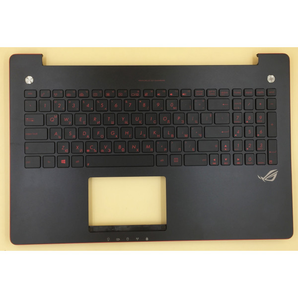 By Asus G550 G550JK N550 backlit Bulgarian BG keyboard palmrest 90NB04L3-R31BG0 at pcspare.com — Global Laptop Parts Center