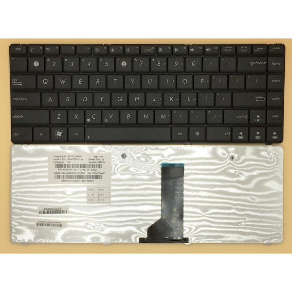 By Asus K43 X42 X43 X44 A42 K42 U31 UL80 U35 U45 A83 2-screws US keyboard at pcspare.com — Global Laptop Parts Center