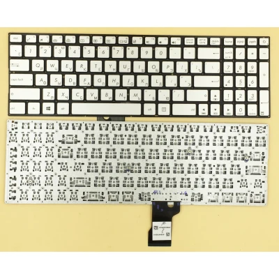 Asus N501 N501JW N501VW UX501 UX52 Q501 N541 gümüş Rus RU klavye