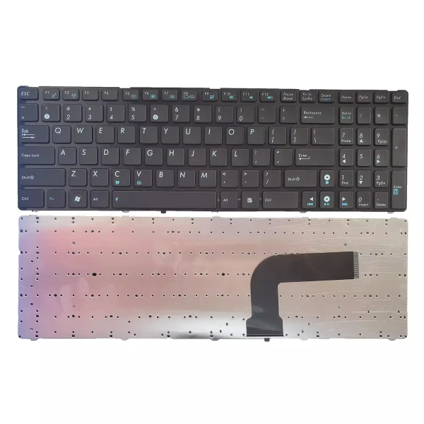 By Asus N53 N73 G60 G72 X55 K72 X61 A53 A54 K50 K53 K70 N50 X52 X54 Tastatură US at pcspare.com — Global Laptop Parts Center