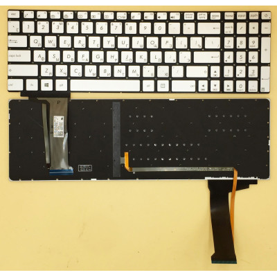 Asus N551 N552 N752 G551 GL551 N751 silver backlit Russian RU keyboard