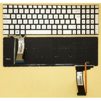 Asus N551 N552 N752 G551 GL551 N751 silver backlit Slovak SK keyboard