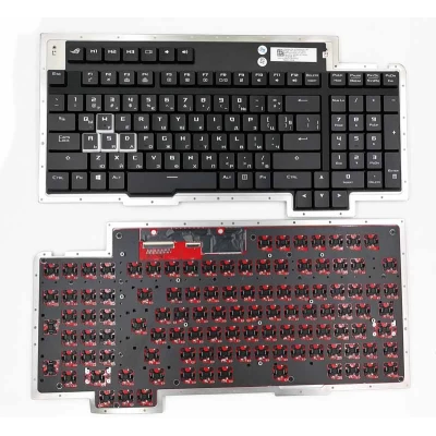 by Asus ROG GX800, GX800V, GX800VH, Mekanik backlit keyboard Bulgaria BG 0KNB0-L611BG00 on pcspare.com - Global Laptop Parts Center
