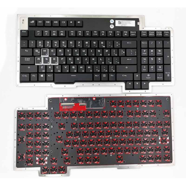 By Asus ROG GX800, GX800V, GX800VH, Mechanical backlit Bulgarian teclado BG 0KNB0-L611BG00 at pcspare.com — Global Laptop Parts Center