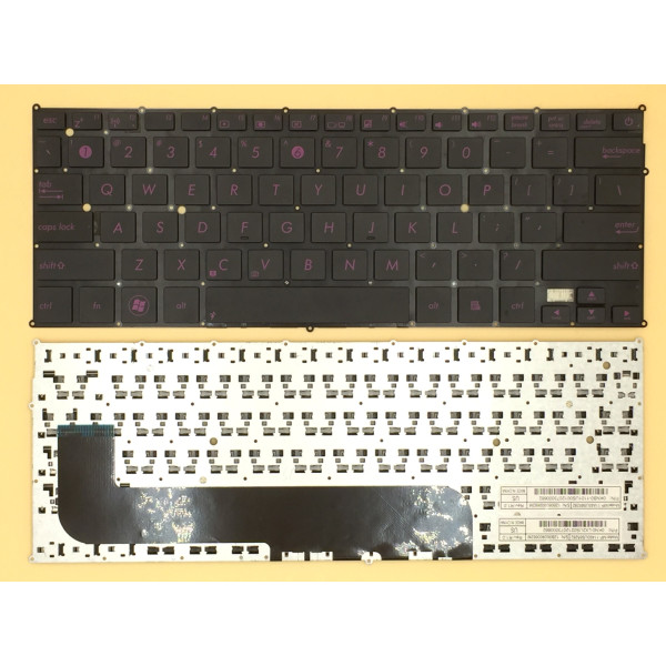 By Asus UX21 UX21E black red US keyboard MP-11A93US65282 at pcspare.com — Global Laptop Parts Center