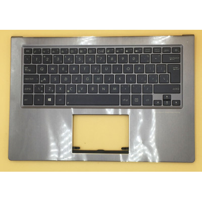 by Asus UX302 UX302L UX302LA UX302LG blue gray backlit Slovak SK keyboard palmrest 90NB02P1-R31SK0 on pcspare.com - Global Laptop Parts Center