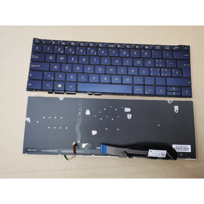 Asus UX390 UX390UA blue backlit Swiss SW keyboard ASM16B96CHJ528