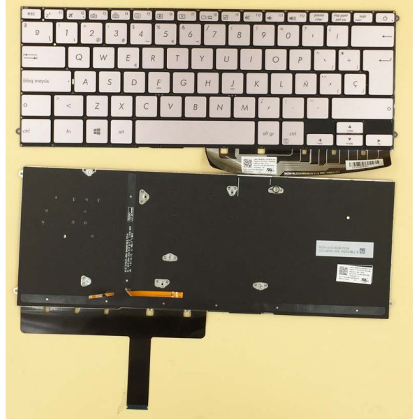 By Asus UX490UA UX490 grigio retroilluminato SP tastiera spagnola 0KNB0-D633SP00 at pcspare.com — Global Laptop Parts Center