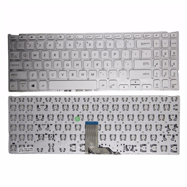 By Asus V5000 X512 F512 Y5000 Y5100U V5000J M5050 Серебряная клавиатура США OEM at pcspare.com — Global Laptop Parts Center