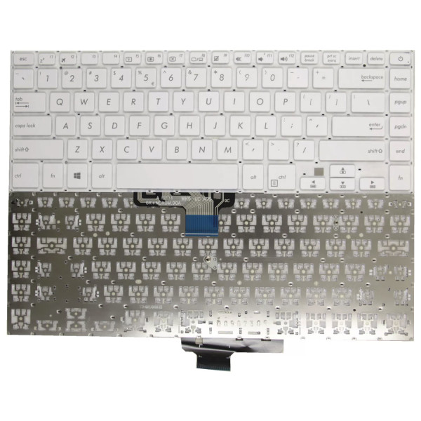 By Asus VivoBook X510U S510U S5100U F510 UX550 V580Q U510U A510U tastiera bianca degli Stati Uniti at pcspare.com — Global Laptop Parts Center