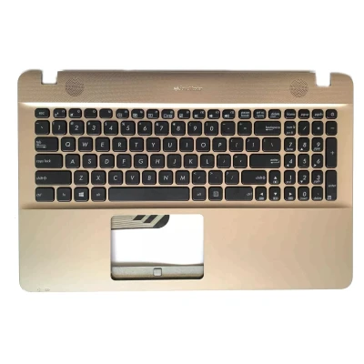 Asus X541 X541U X541S R541U R541 X541L altın ABD klavyesi palmrest