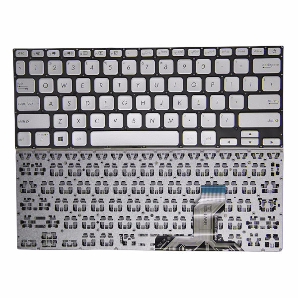 By Asus Y406 VivoBook X420 A420 Y406UA Y406UF tastiera argentata US at pcspare.com — Global Laptop Parts Center