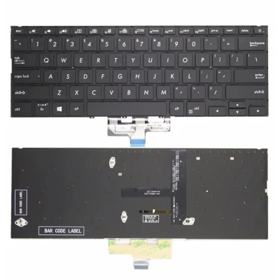 Asus Zenbook UX433 UX433F U4300F UM433 Deluxe14 đen đánh dấu bàn phím UX43F